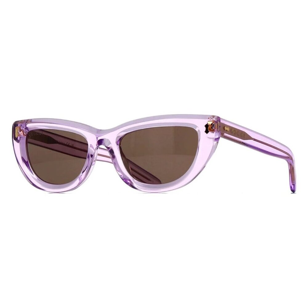 NEW GUCCI SUNGLASSES WOMEN LILIAC BROWN EYEWEAR GUCCI GG1521S 004